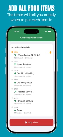 Christmas Dinner Timer screenshot