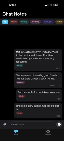 TagChatNotes Screenshot 1 of 3