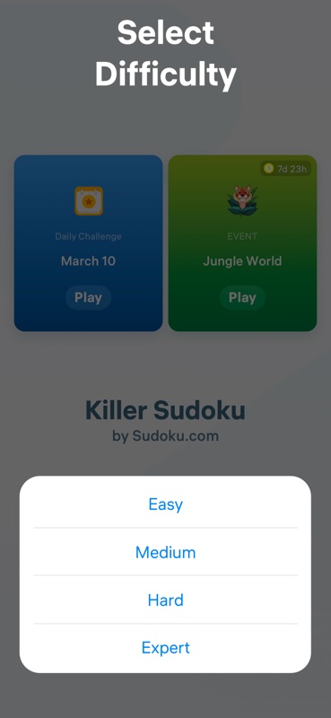 Killer Sudoku by Sudoku.com screenshot 5