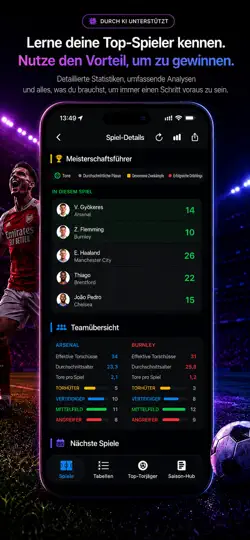Screenshot von Fußball Analytics & KI auf dem iPhone 6