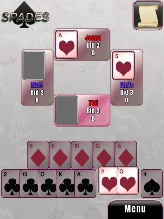 Screenshot #5 pour Spades: Classic Card Game