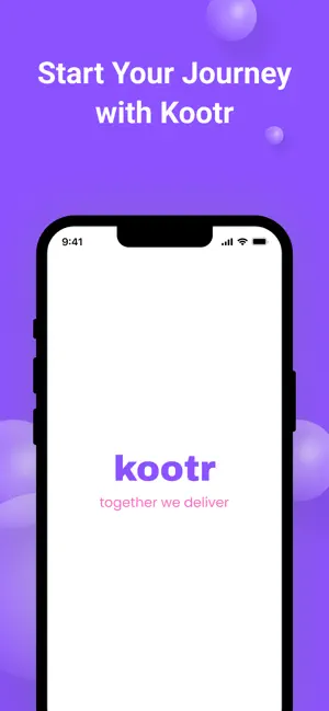 Kootr - Parcel Delivery App screenshot 1