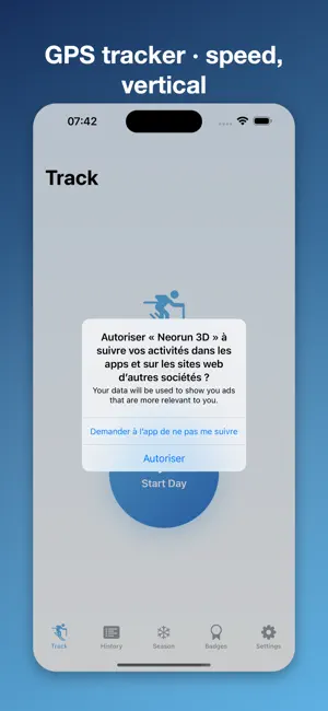 Peakline: Ski & Snowboard screenshot 1