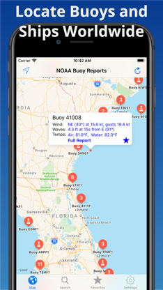 NOAA Buoy Reports screenshot 1