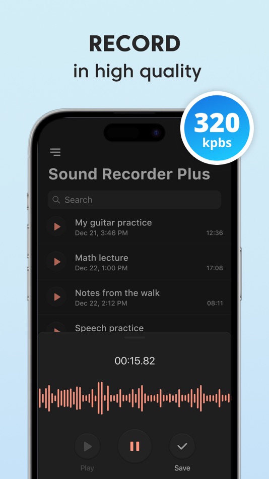 #2. Voice Recorder - Dictaphone (iOS) 来自: DigitAlchemy LLC