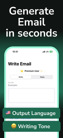 Email Generator AI Writer screenshot