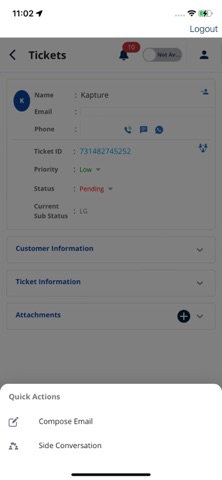 Kapture Next screenshot