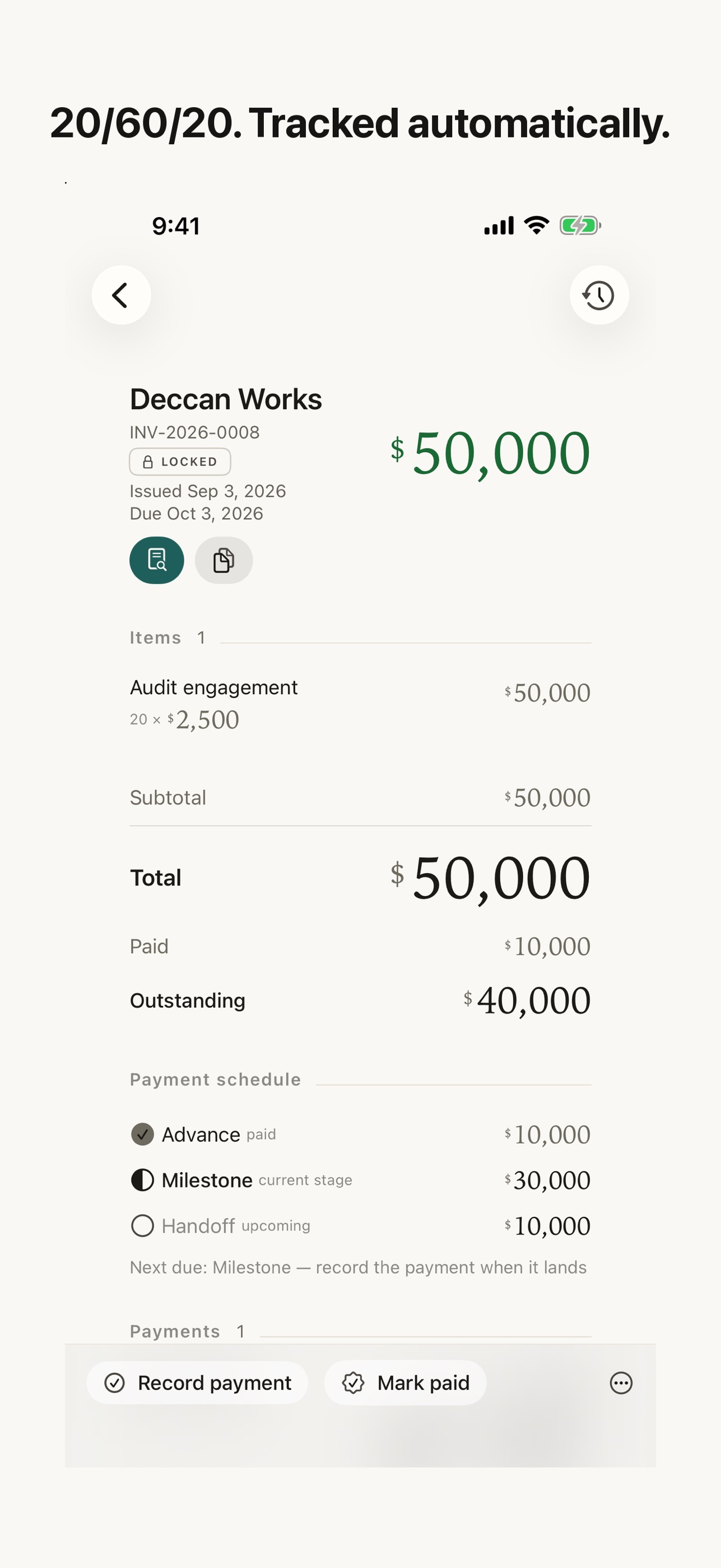Screenshot 5 of Ochre: Invoices & Estimates