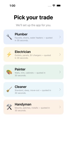 Crew: Trades Invoice Screenshot 1 of 5