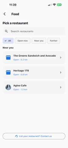 SARAF: San Rafael Delivery iPhone screenshot 2