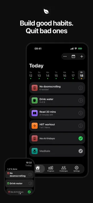 Zen: Habits & Accountability screenshot 1