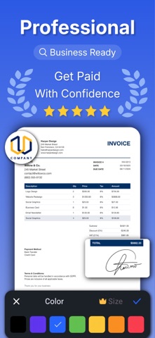 Invoice Maker – Create & Send Screenshot 2 of 7