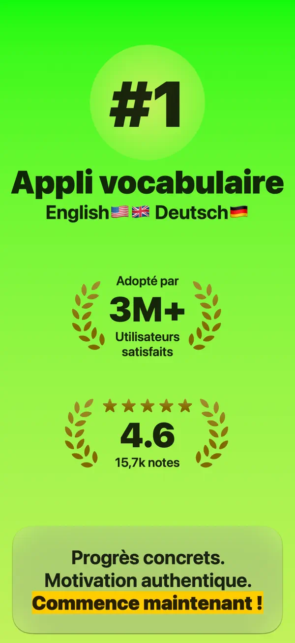 Screenshot #1 pour Words - Apprendre une langue