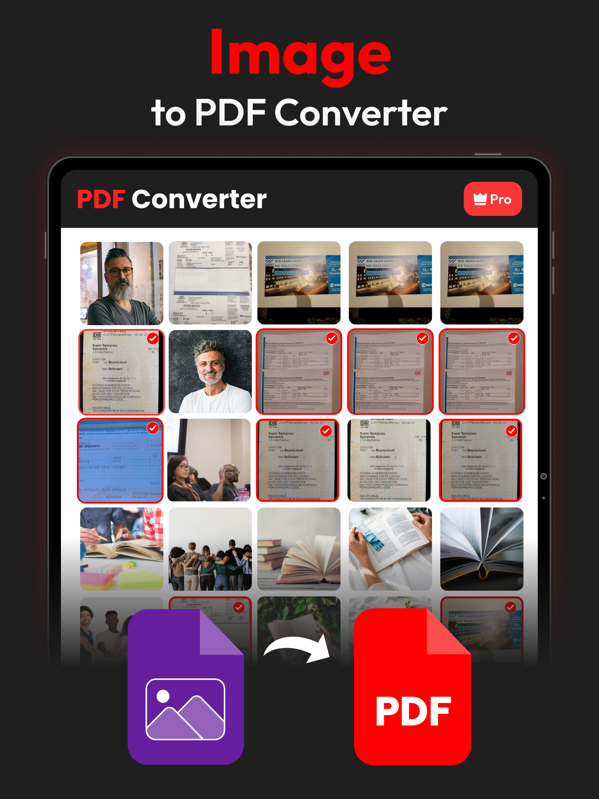 PDF Converter-Text,Word to PDF