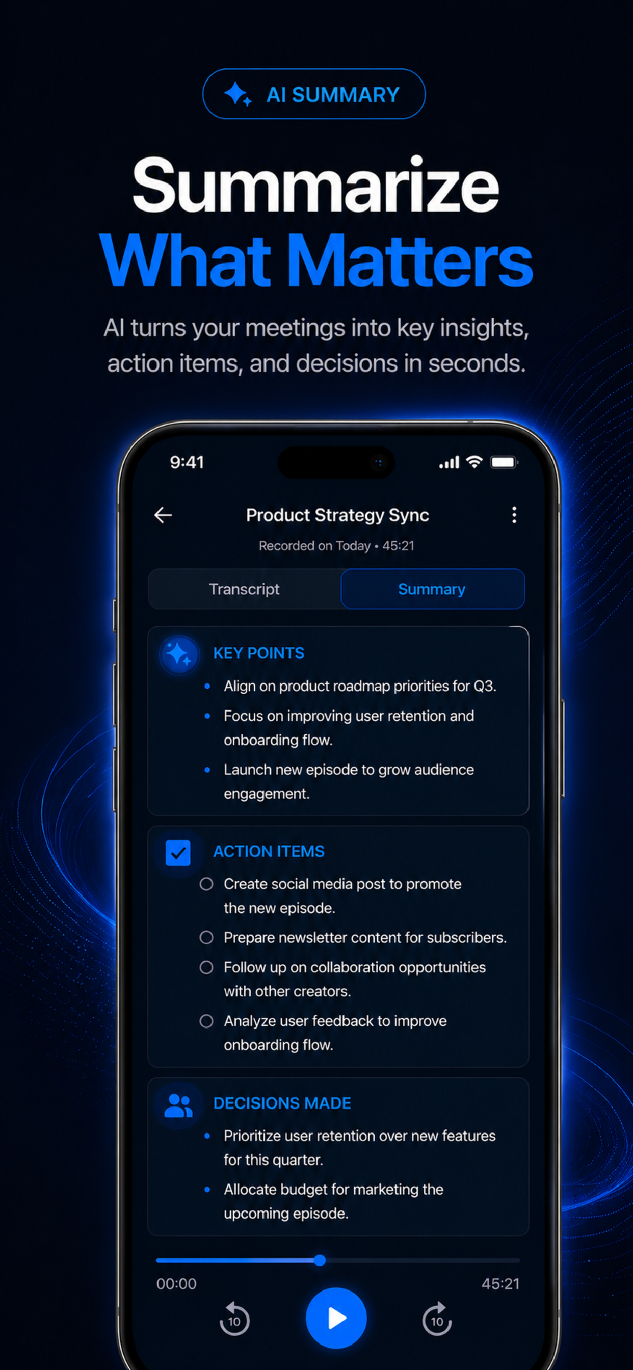 AI Voice Note