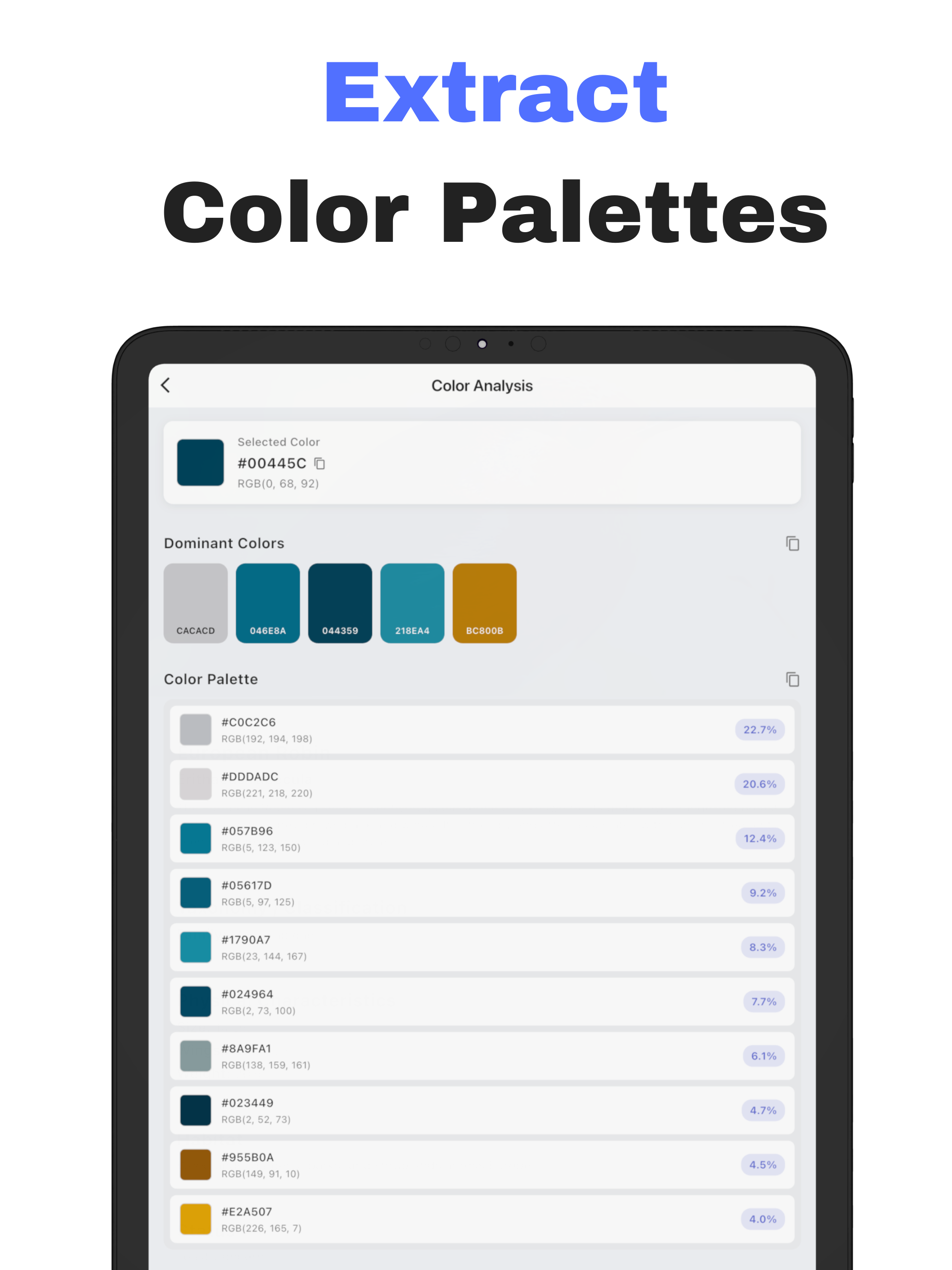 Color Scanner - Paletix screenshot 9