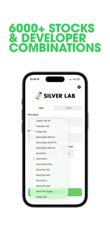 Silver Lab – Film Dev Timer screenshot