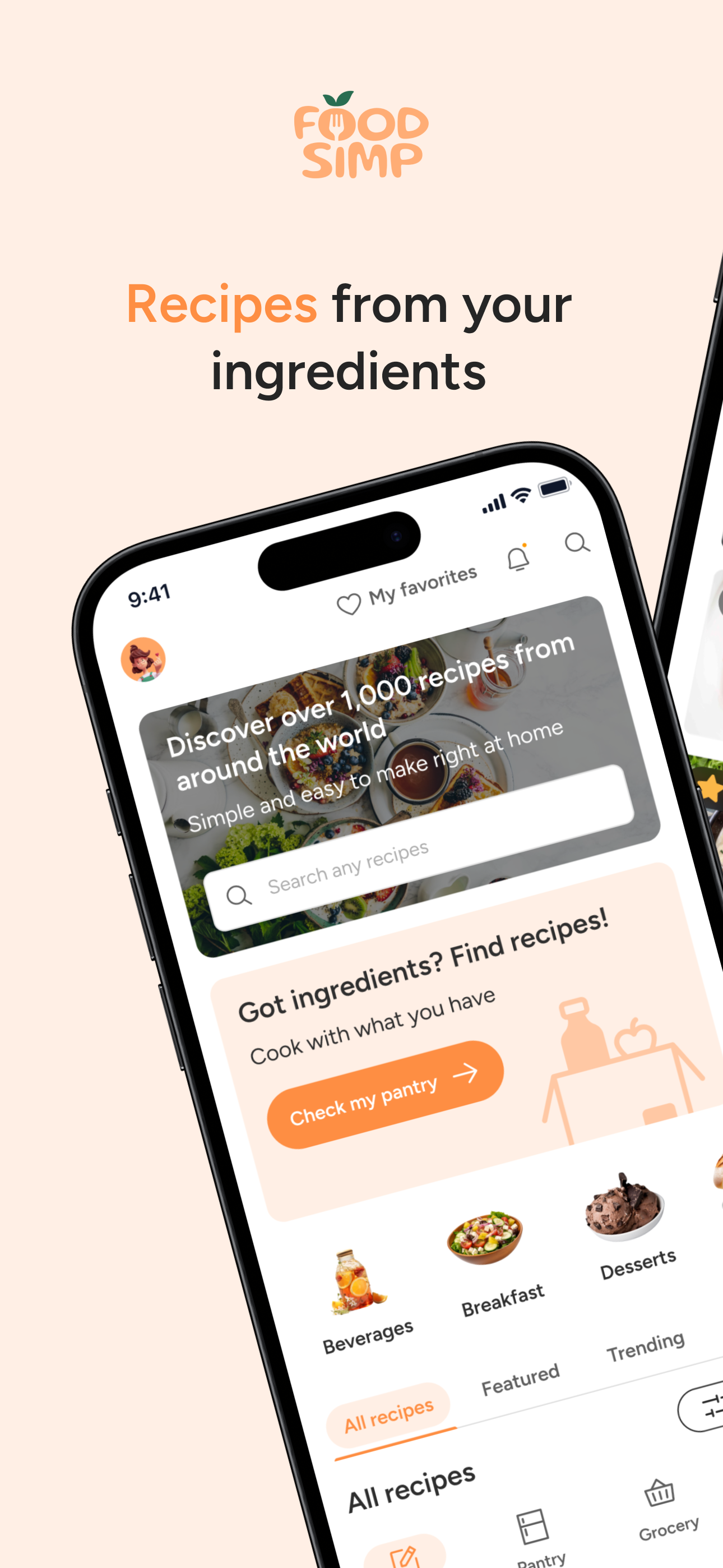 Food Simp: Cook by Ingredients