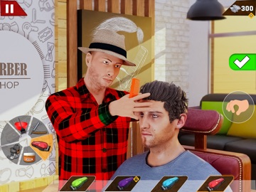 Haircuts Games Barber Shop iPad screenshot