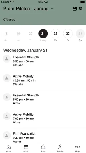 am Pilates SG screenshot 2