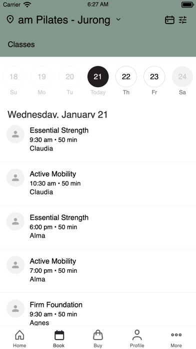 am Pilates SG Screenshot 2 of 3