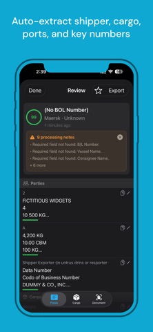 BolScan screenshot