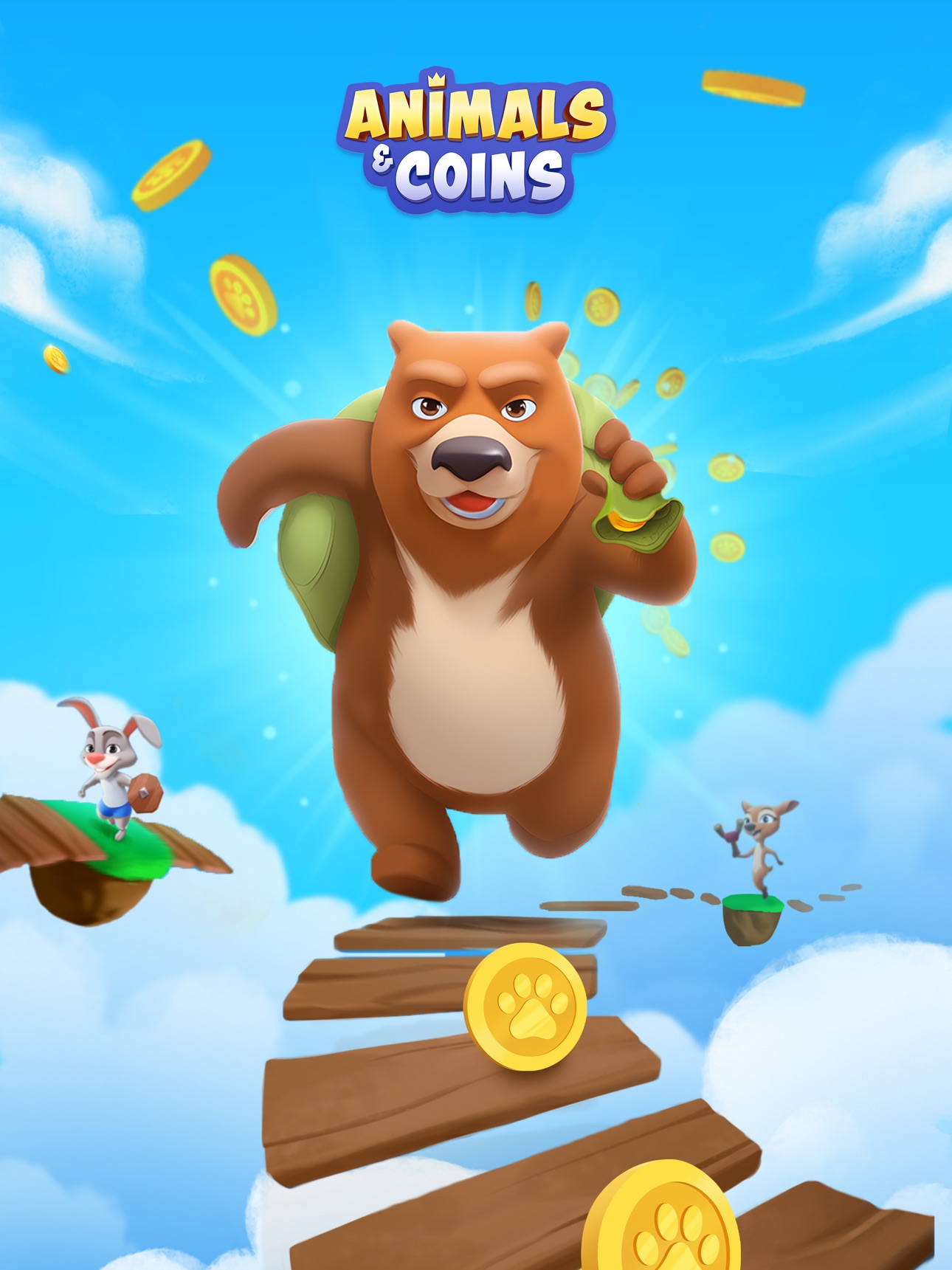 Animals & Coins Adventure Game screenshot 1