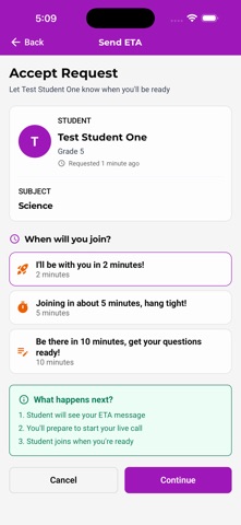 EduSeek AI for Tutors iPhone screenshot