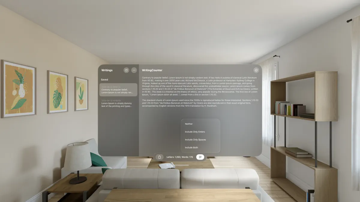 WritingCounter screenshot 4