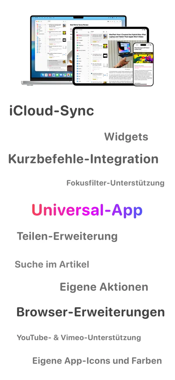 GoodLinks iPhone App Screenshot 10 – Nachrichten
