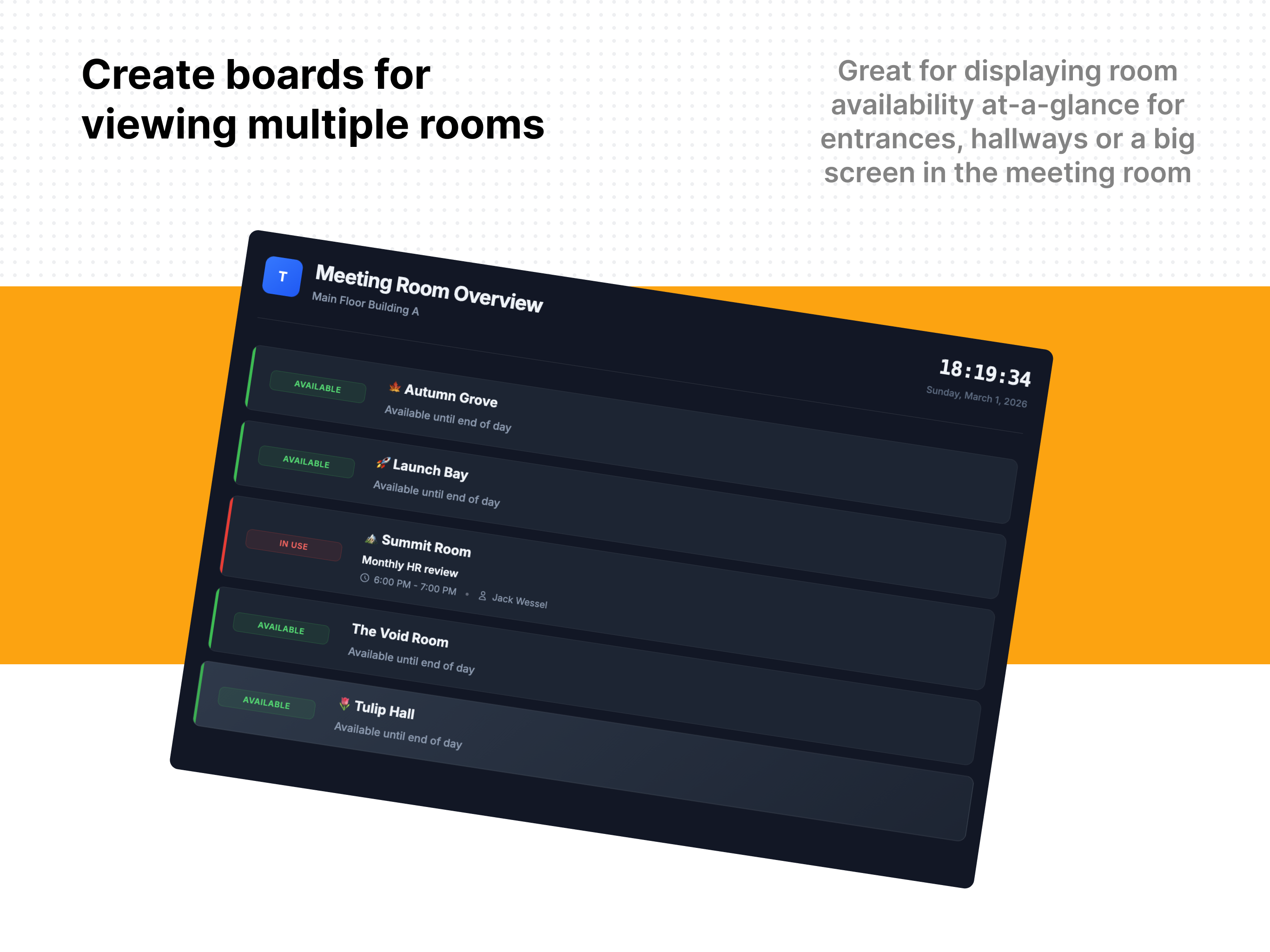Spacepad: Meeting Room Display