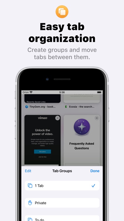 Orion Browser by Kagi screenshot-5