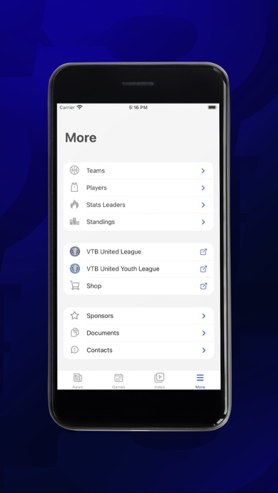 VTB League Official Screenshot