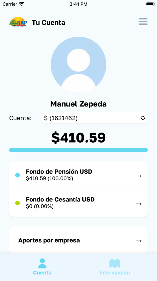 #2. RAP App (iOS) 由: Regimen de Aportaciones PRivadas