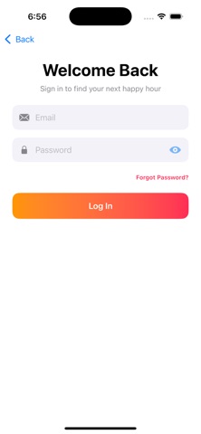 VibeOut - Happy Hour Finder iPhone screenshot