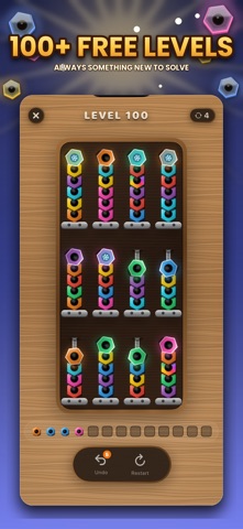 Bolt Blast: Screw Sort Puzzle iPhone screenshot