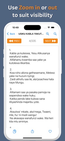Nyimbo Za Wokovu iPhone screenshot 2