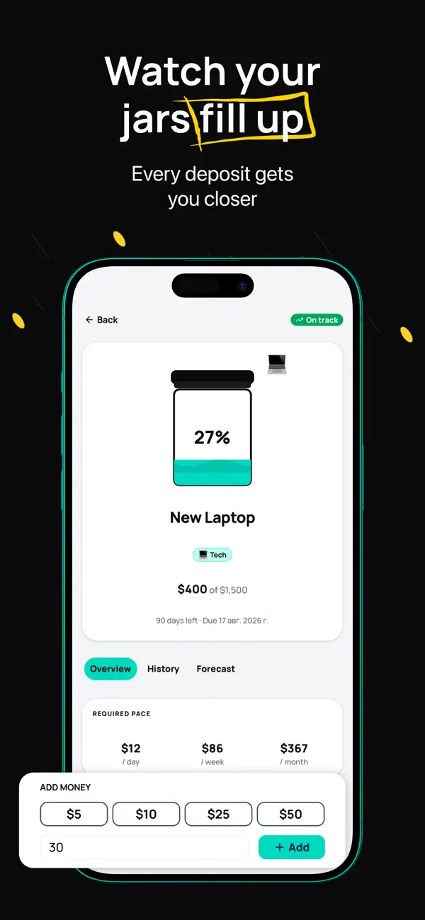 Screenshot #2 pour Savings Online Goals