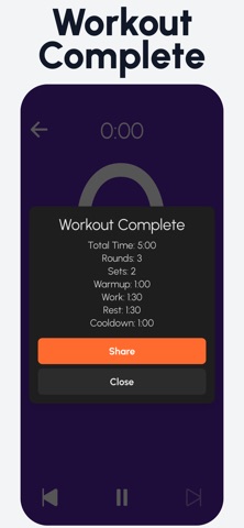 HIIT Timer - Interval Timer Screenshot 4 of 5