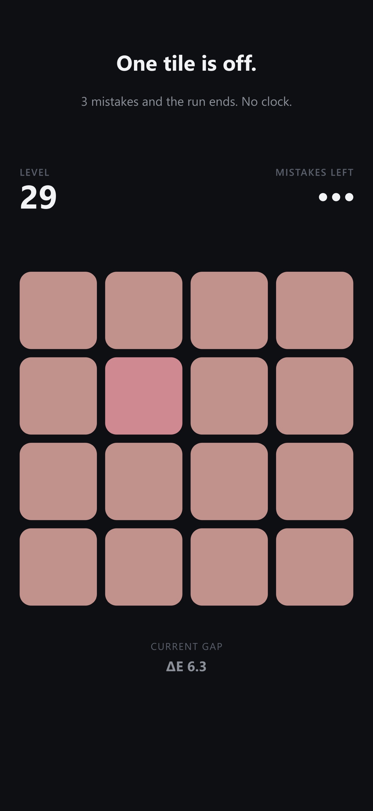 Screenshot 1 of Odd Spot — Find the Color Gap