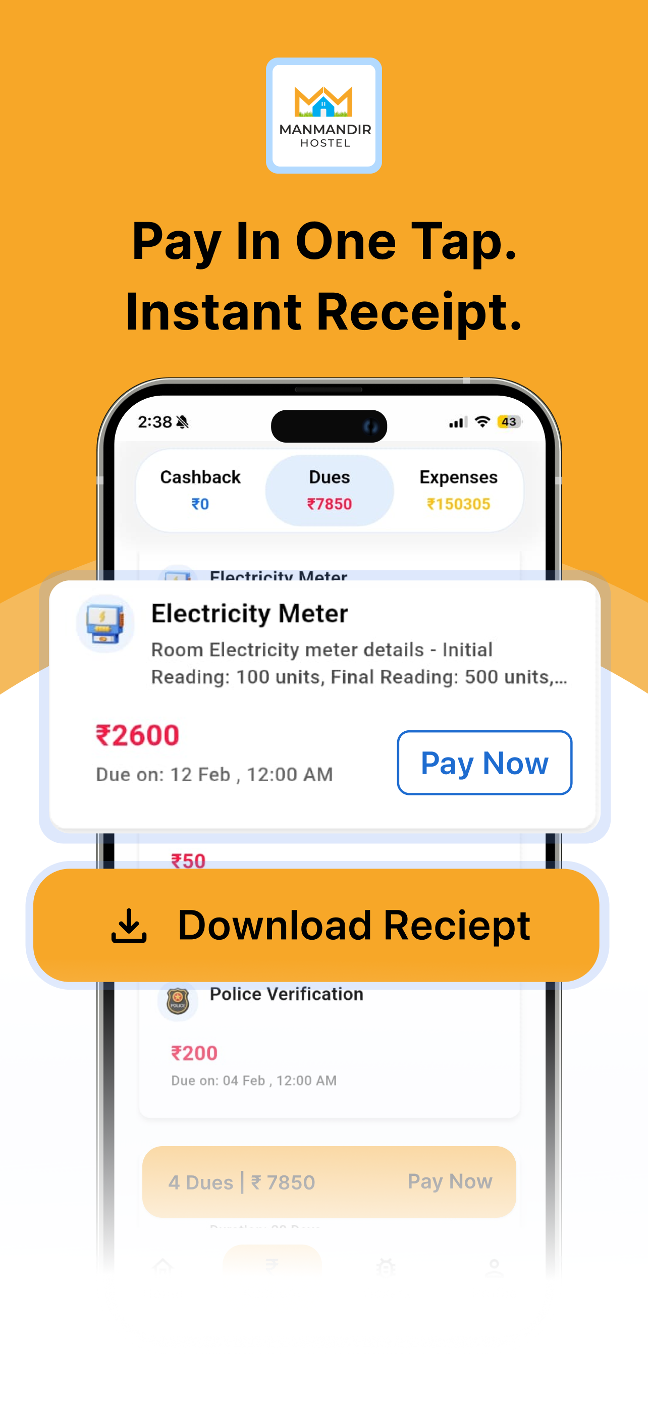Manmandir Hostel screenshot 3