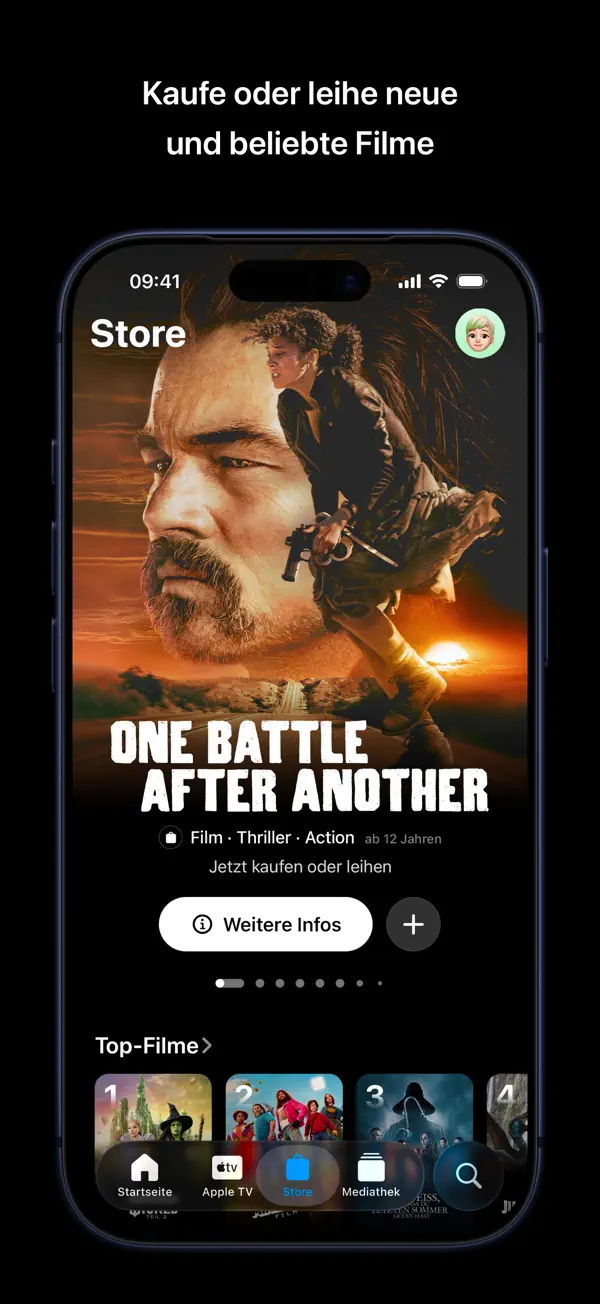 Apple TV iPhone App Screenshot 4 – Unterhaltung