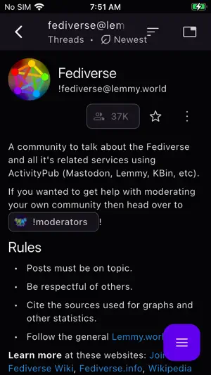 Interstellar: Fediverse Client screenshot 4