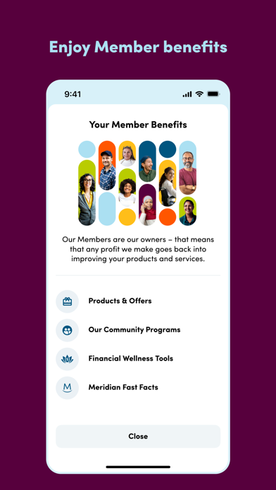 Meridian Mobile Banking Screenshot