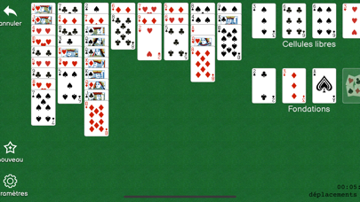 Freecell, jeu de cartes Screenshot