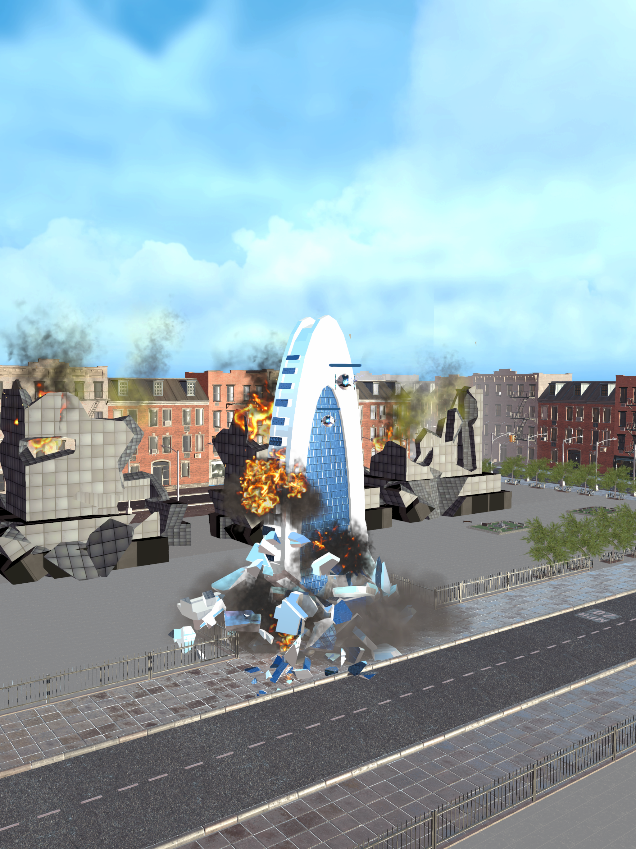 City Demolish: Rocket Smash!
