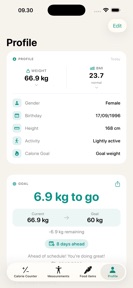 Calorie Counter & Macros NE1 screenshot