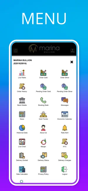 Marina Bullion screenshot 2