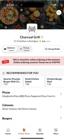 Charcoal Grill, Screenshot 2 of 4