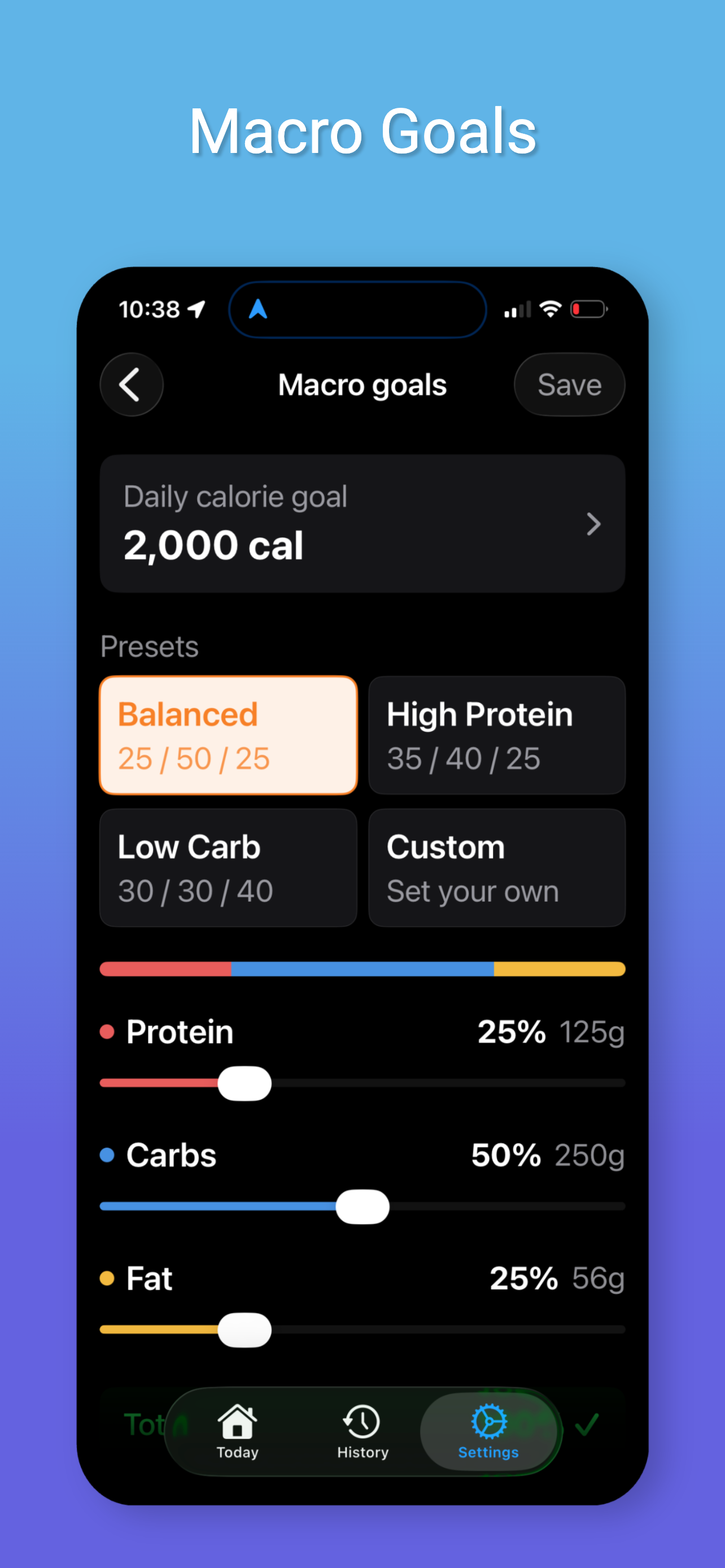 OhSnap Calorie Tracker screenshot 7